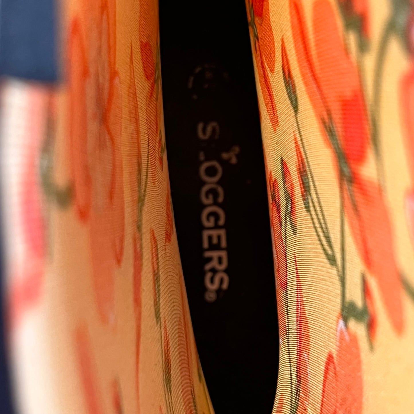 preloved Sloggers floral poppy waterproof rain boots - W9/M7.5