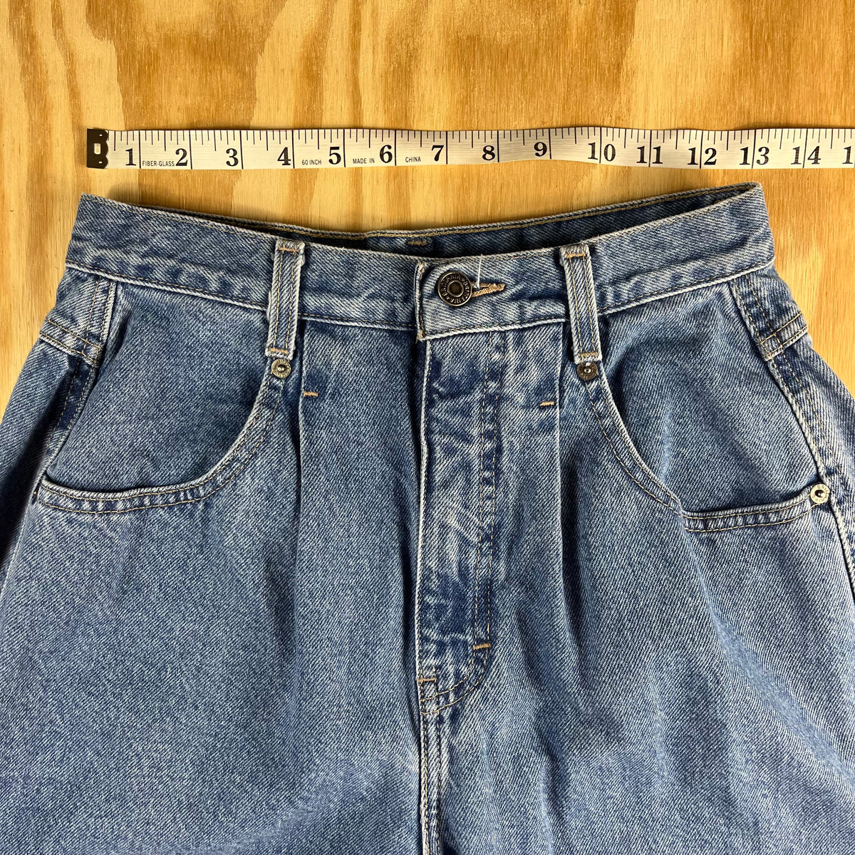80s VTG Brittania pleated high waist balloon mom jeans - 28x30