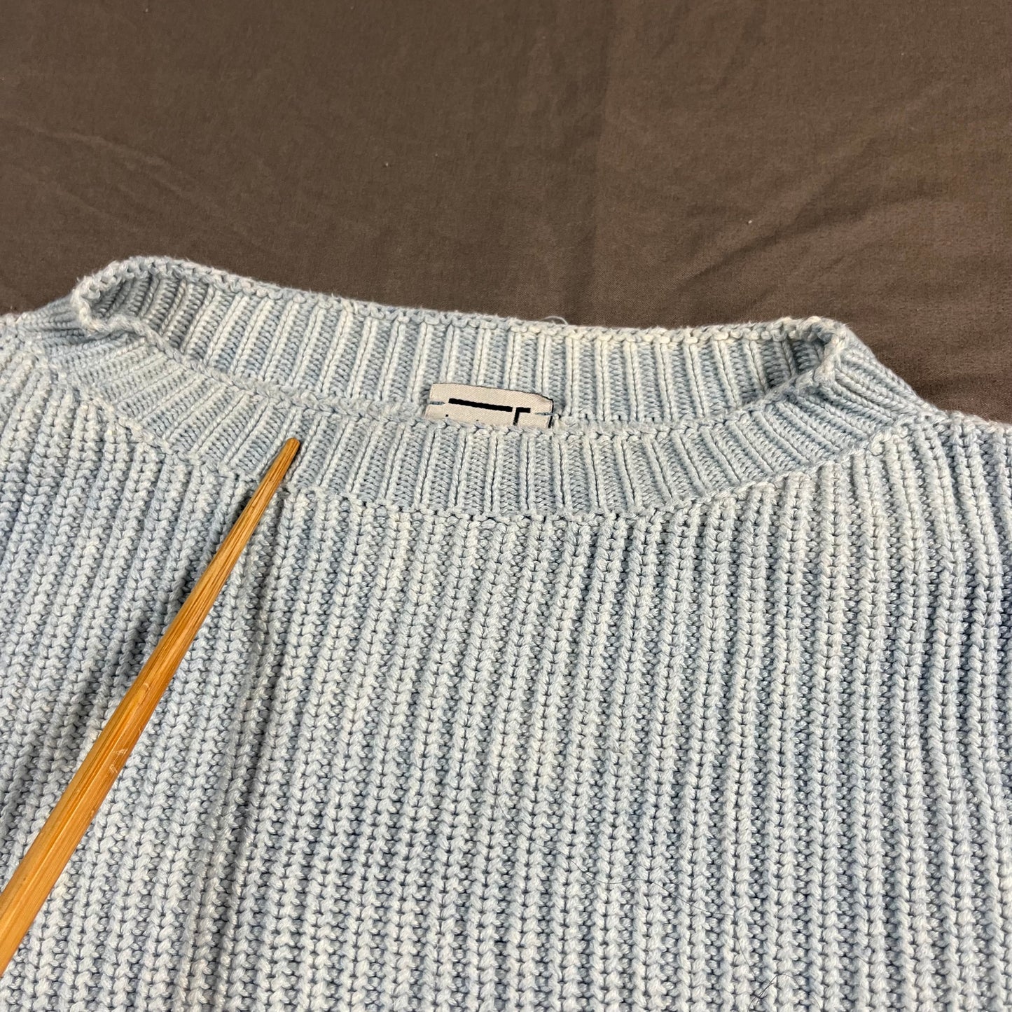 preloved Baserange cropped chunky knit sweater - S/M