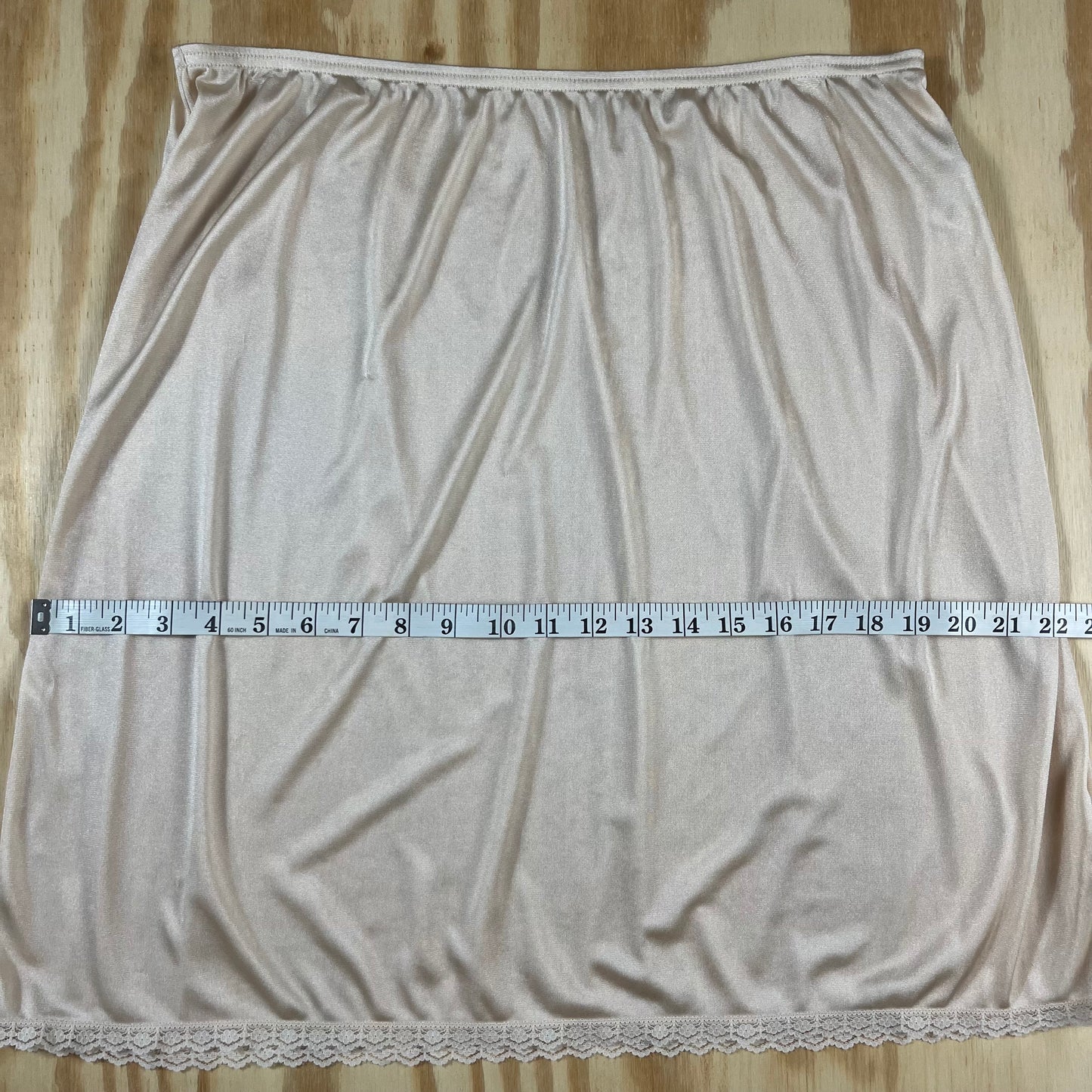 preloved Adonna lace trim half slip skirt - L/XL