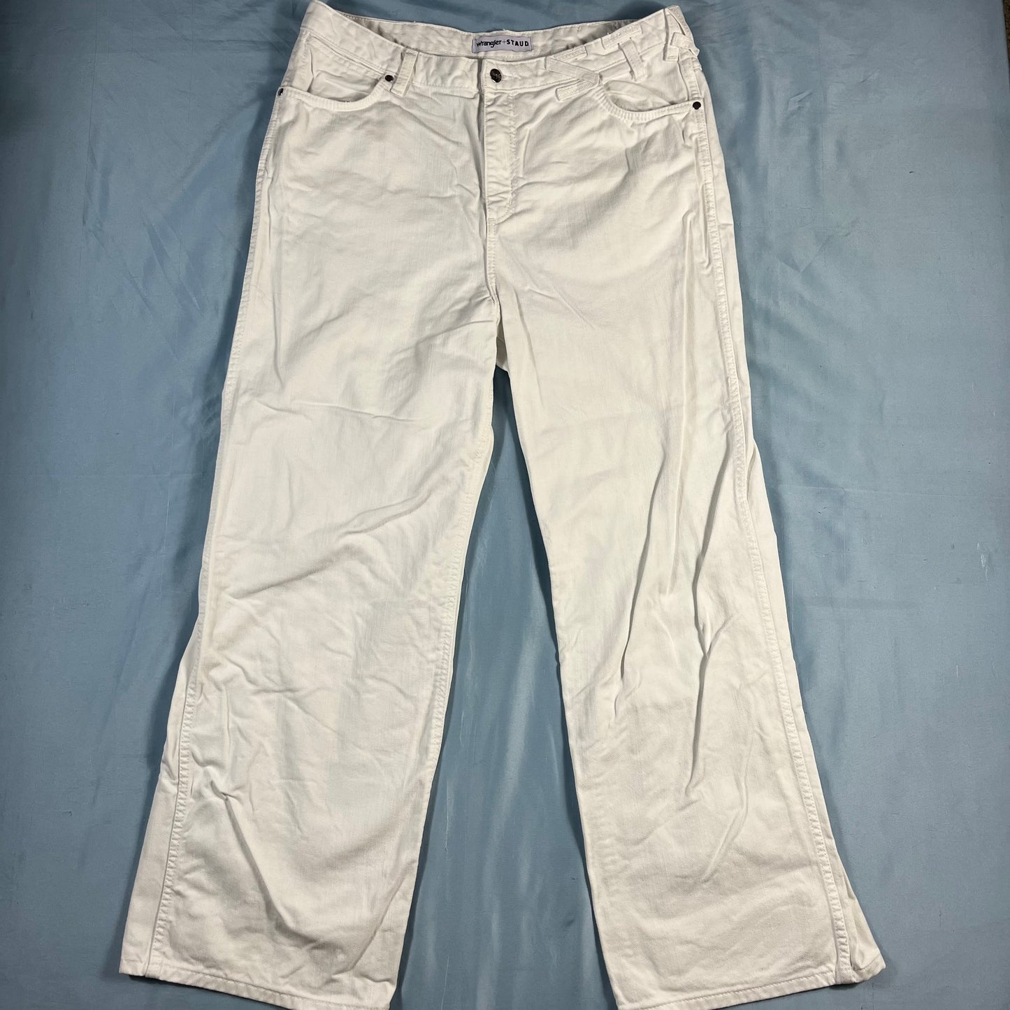 preloved Wrangler x STAUD straight leg jeans - 33x32