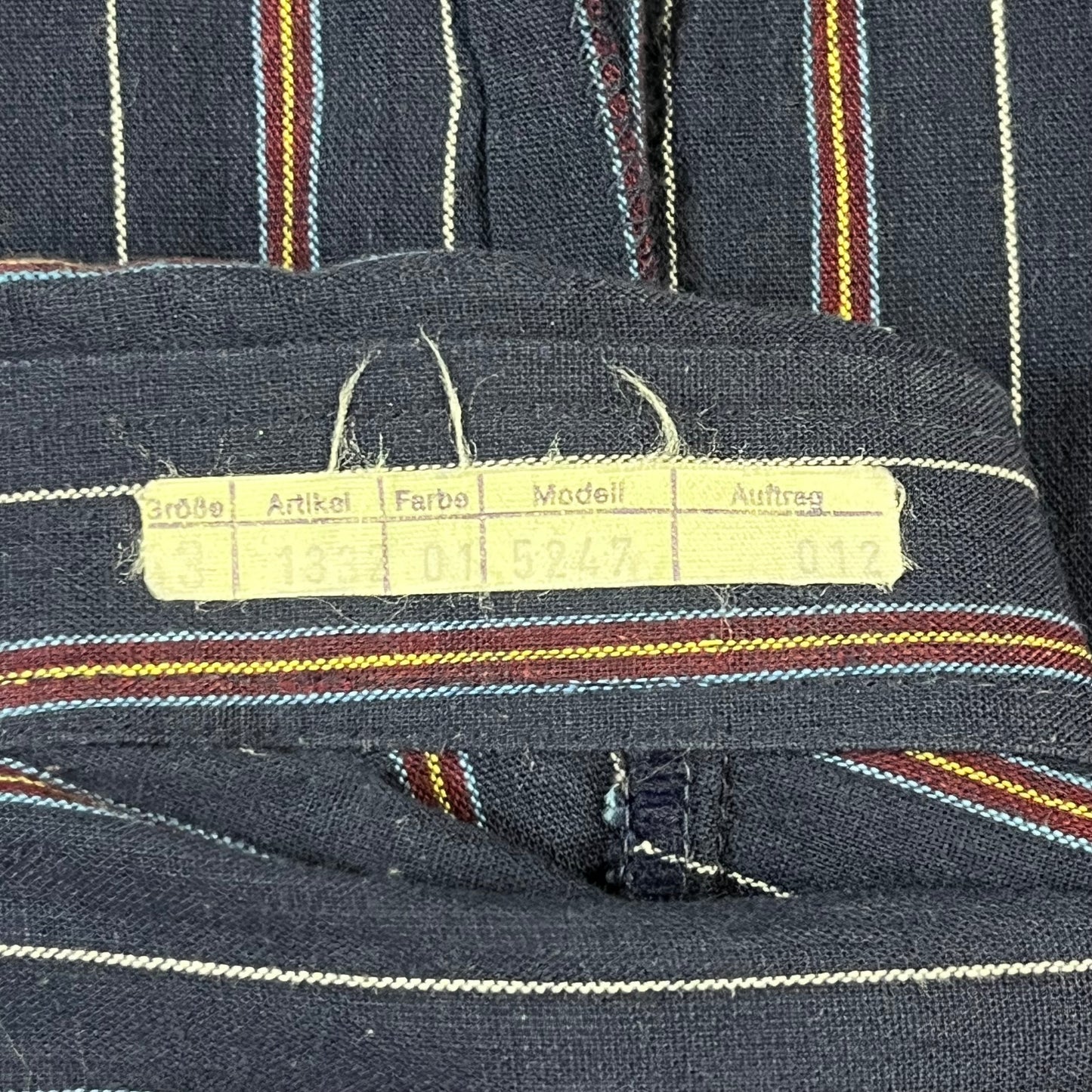 90s VTG multi stripe utility shirt - 1X/2X