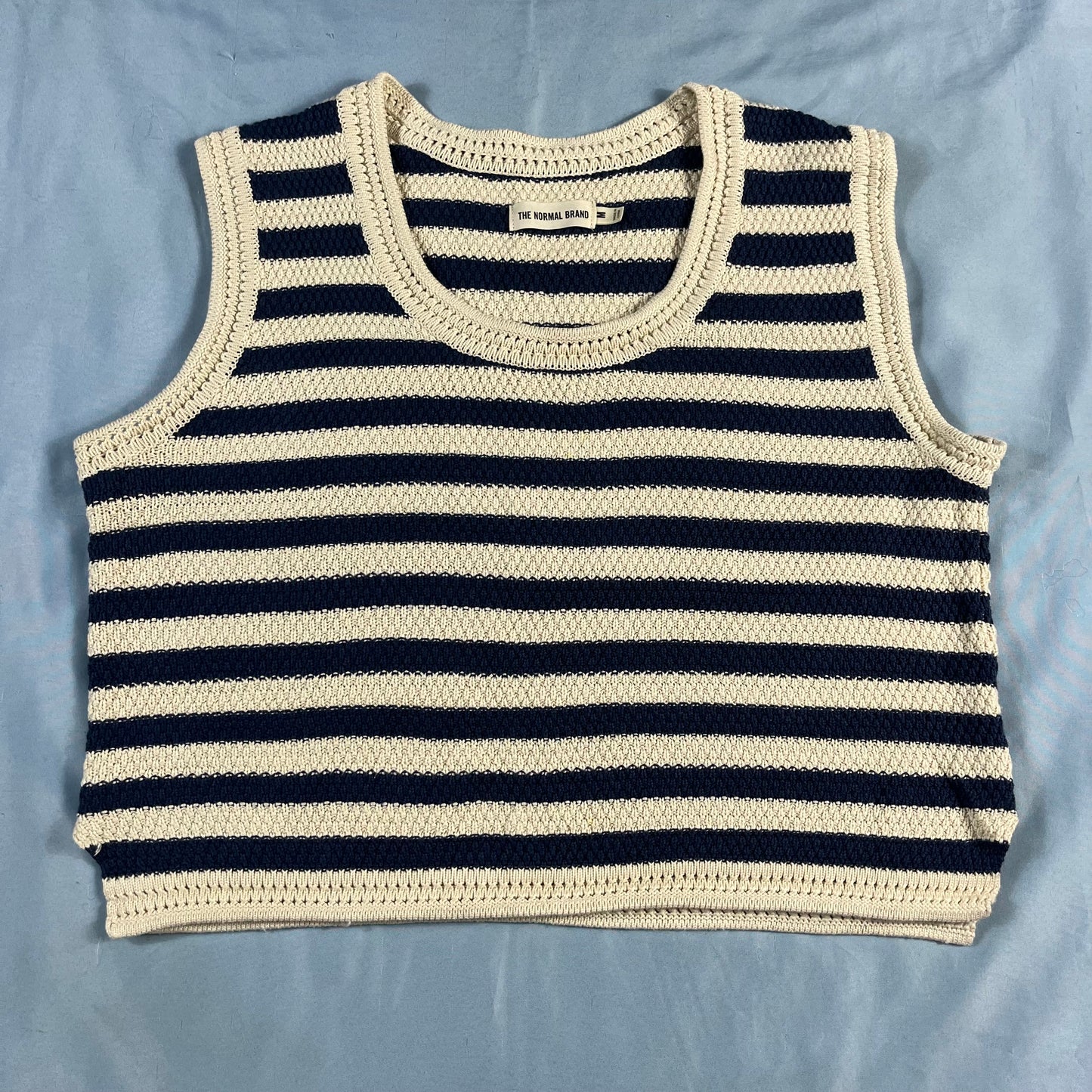 preloved The Normal Brand crochet knit striped tank - S/M