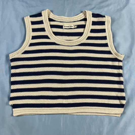 preloved The Normal Brand crochet knit striped tank - S/M
