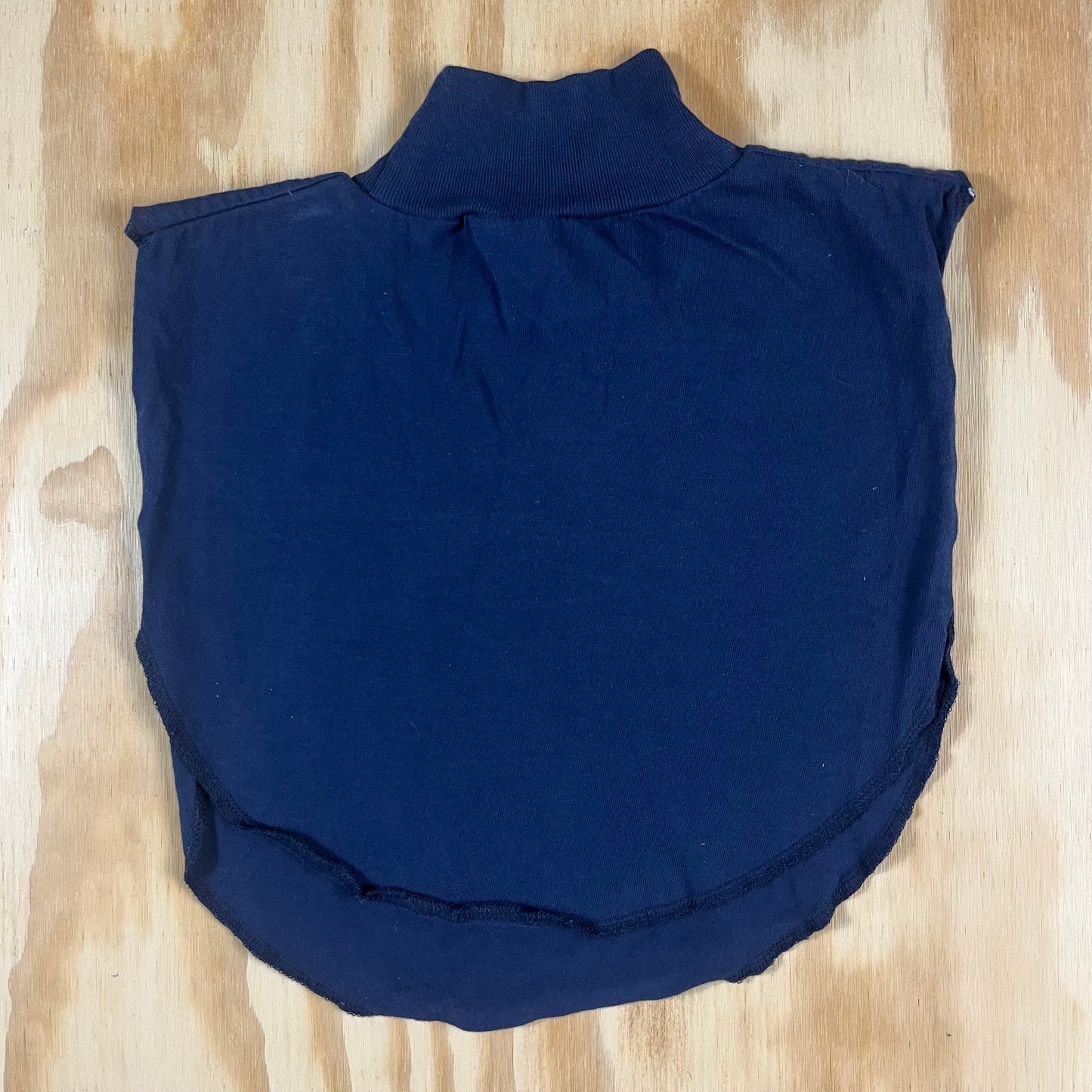 90s VTG Added Extras NY navy turtleneck dickie - O/S