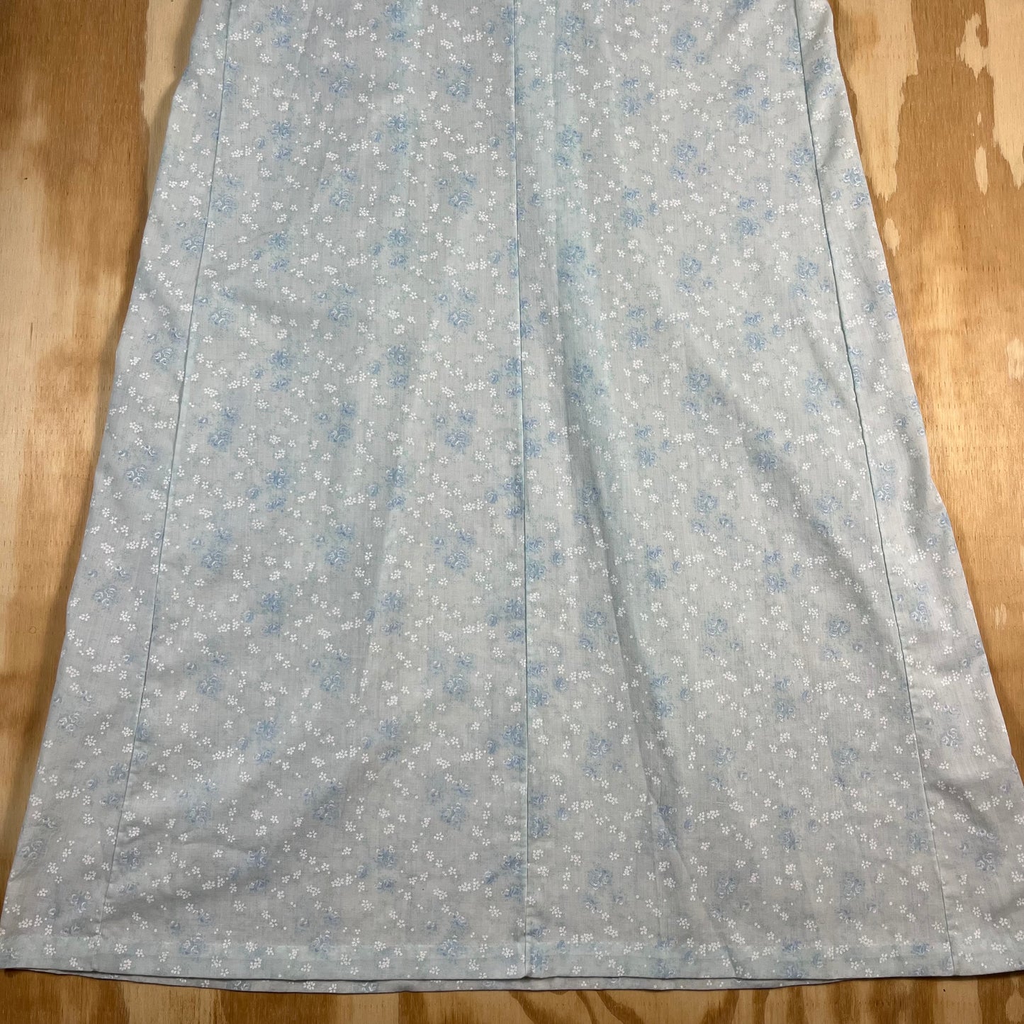 80s VTG Brandywine floral cotton maxi nightgown - XS/S
