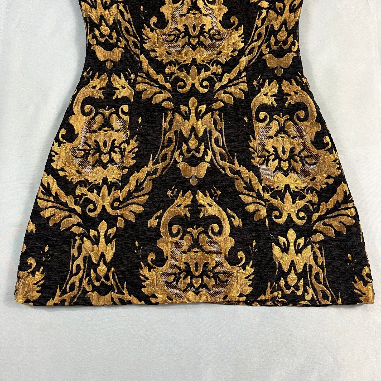 NWT metallic jacquard mini dress - size M/L