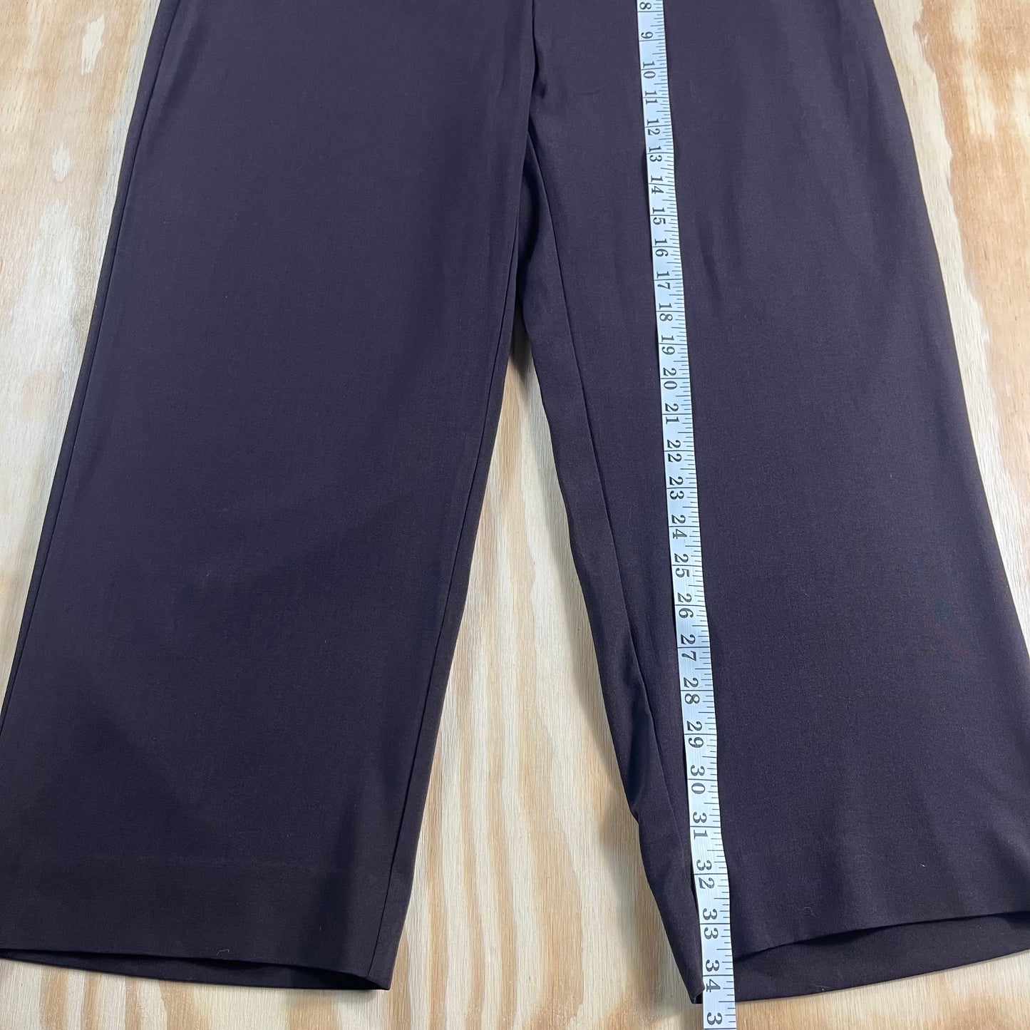 NWT vintage Y2K goodclothes espresso brown stretch cropped trousers - M/L