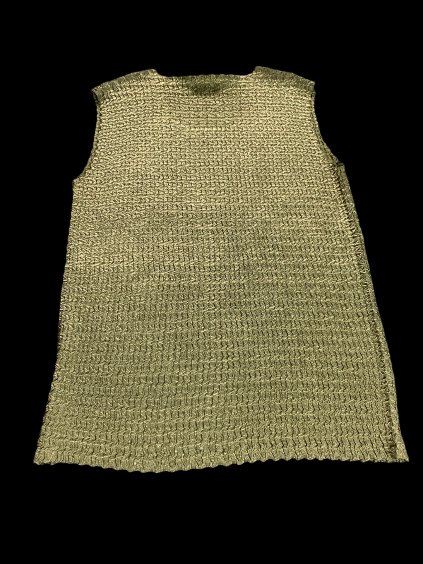 90s Y2K VTG crinkle tank top - size XL