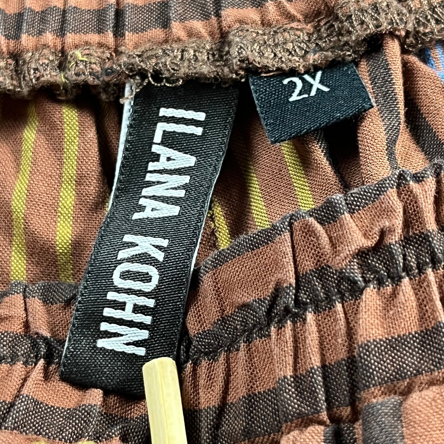 preloved Ilana Kohn archival mixed stripe set - 1X/2X