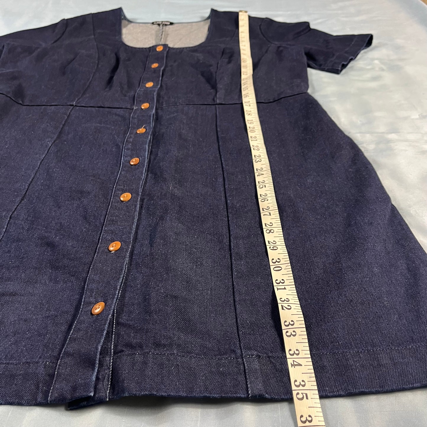 preloved Ilana Kohn archival “Oscar” denim dress - L/XL
