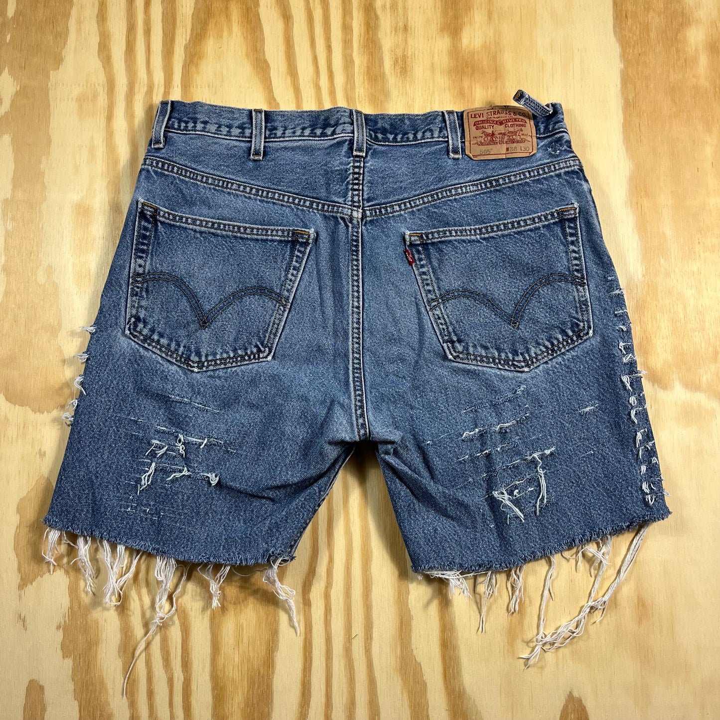 reworked Levi's 505 custom cutoff jorts - 1X/2X