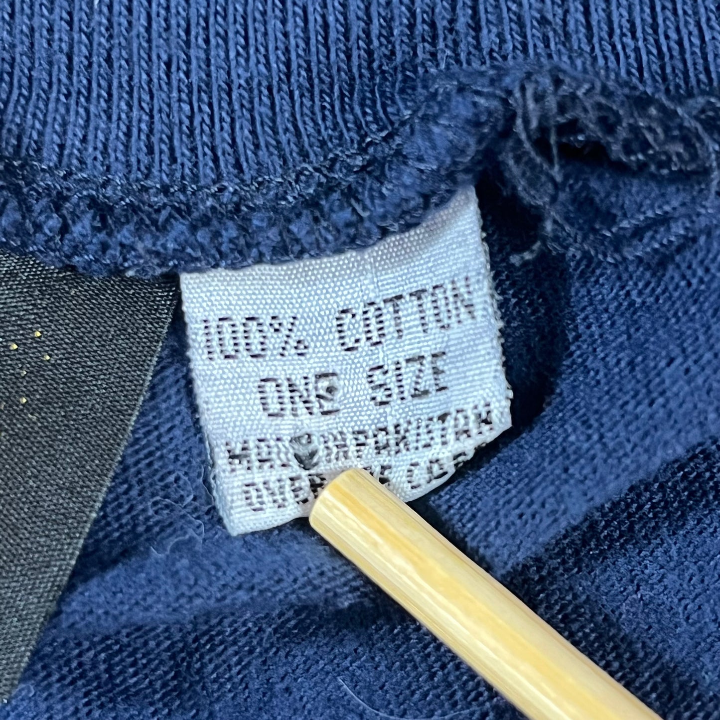 90s VTG Added Extras NY navy turtleneck dickie - O/S