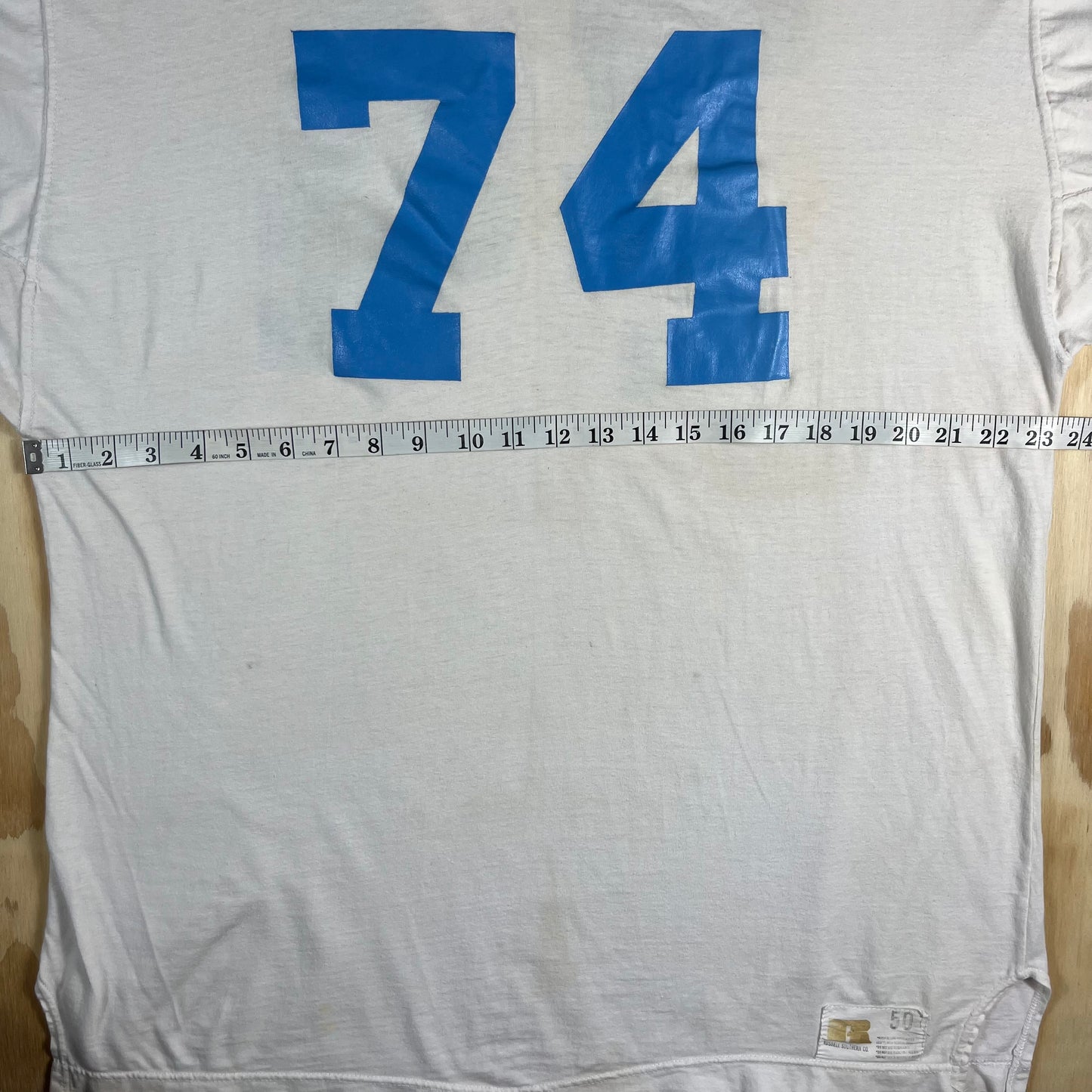 60s VTG Russell Southern Co. football jersey 74 - XL/XXL