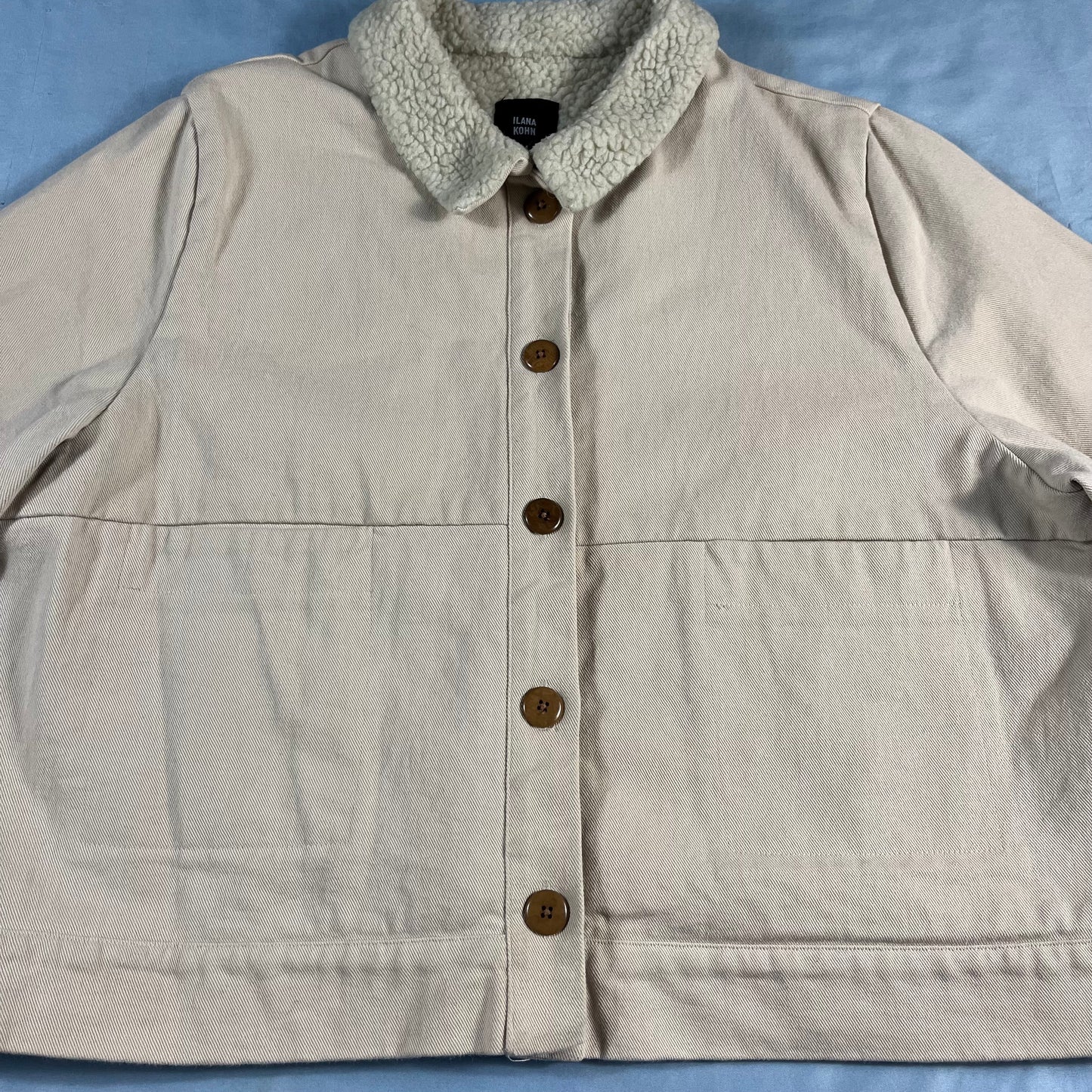 preloved Ilana Kohn archival "Harry" shearling canvas jacket - 1X/2X