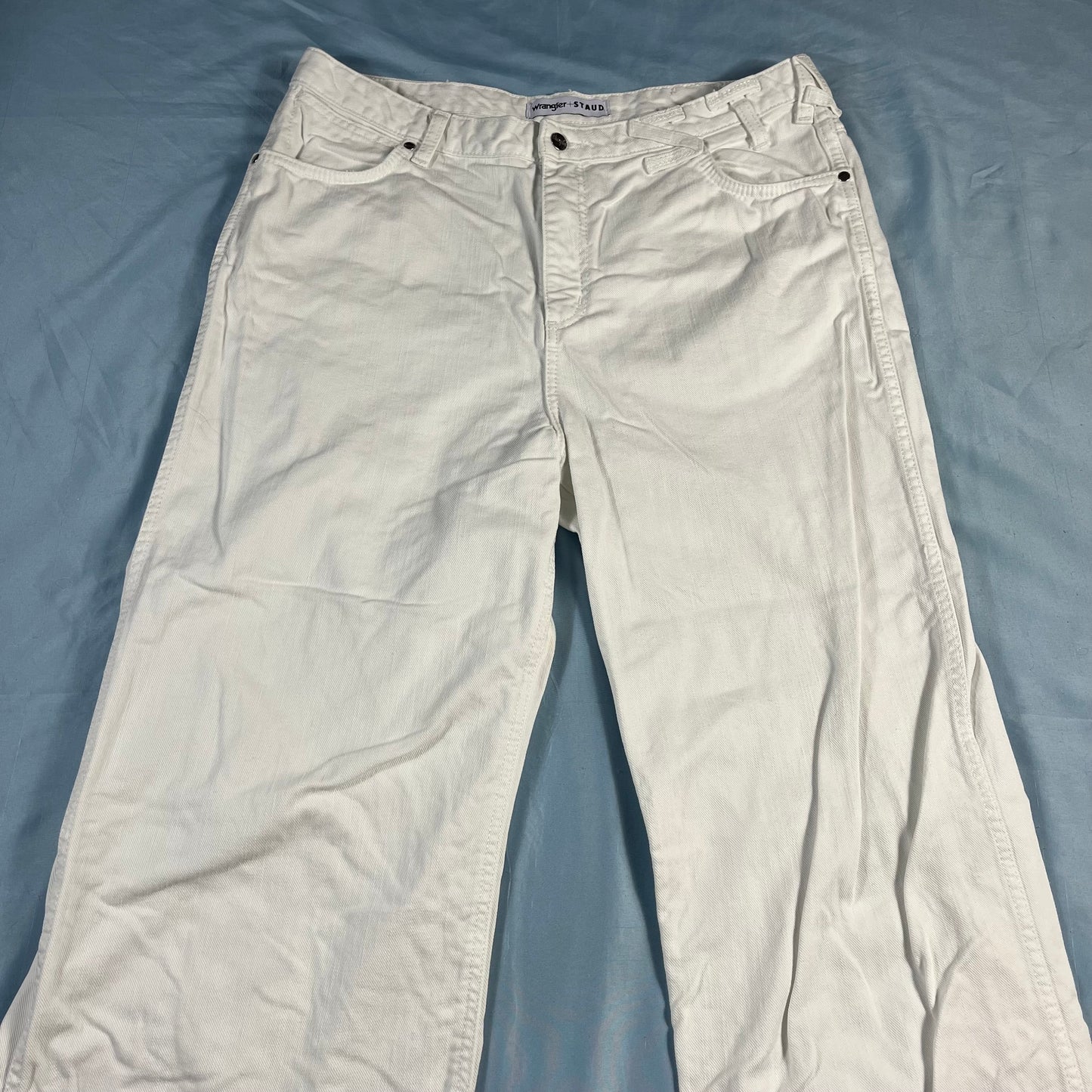 preloved Wrangler x STAUD straight leg jeans - 33x32