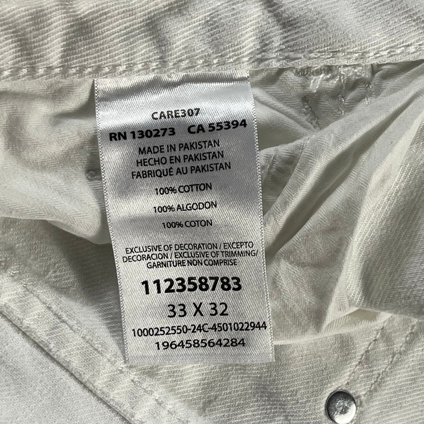 preloved Wrangler x STAUD straight leg jeans - 33x32