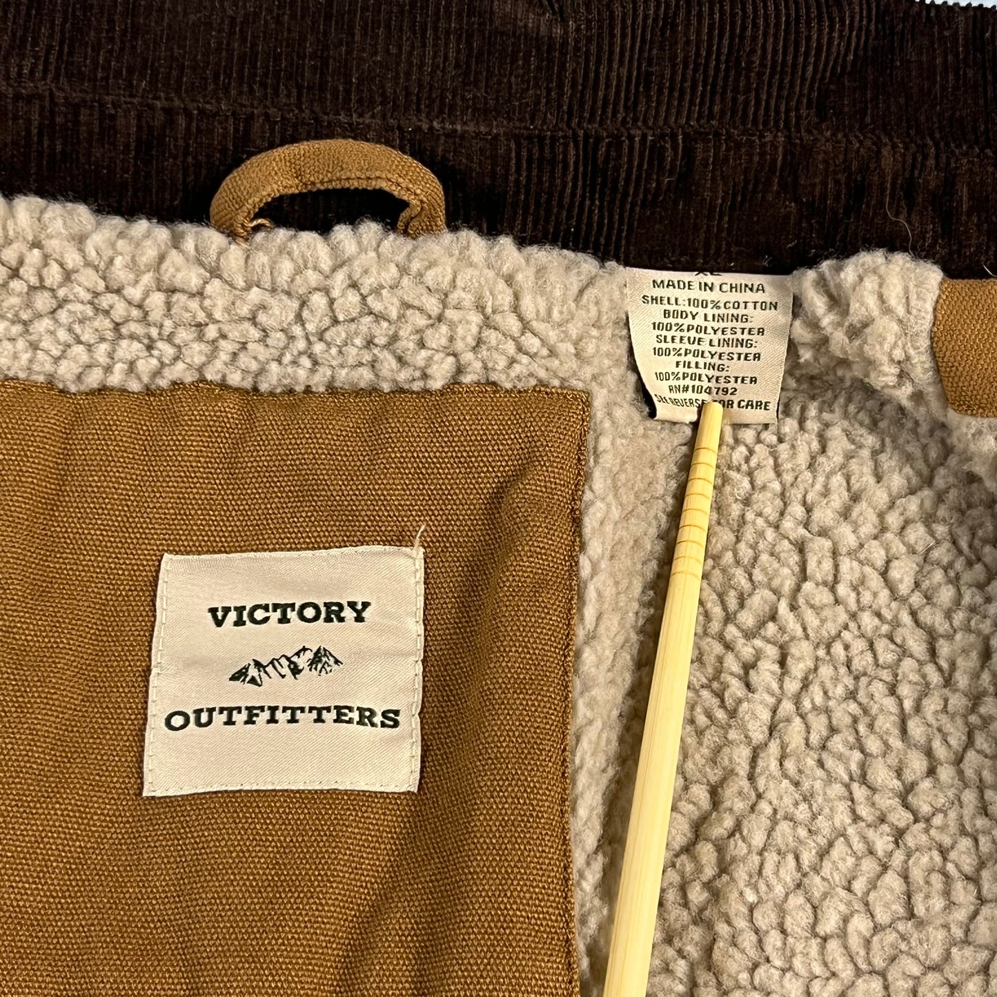preloved Victory Outfitters fleece-lined chore jacket - 1X/2X