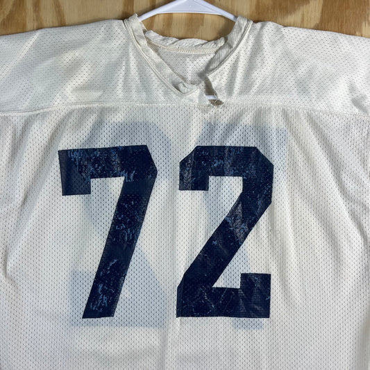 70s VTG Speedline white mesh football jersey - L/XL