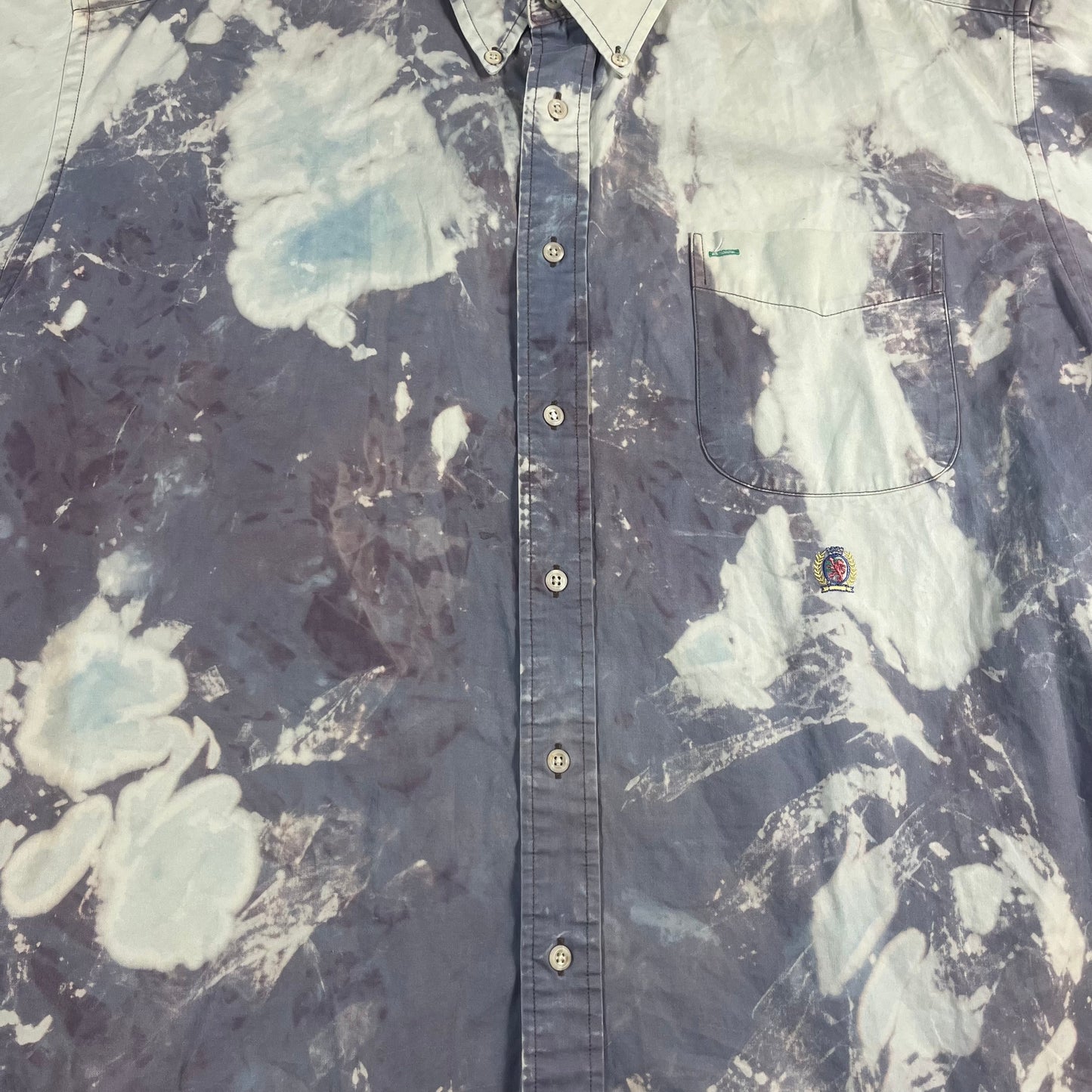 reworked URME x Alton Kyle "HICA benefit" bleach dye button down - 1X/2X