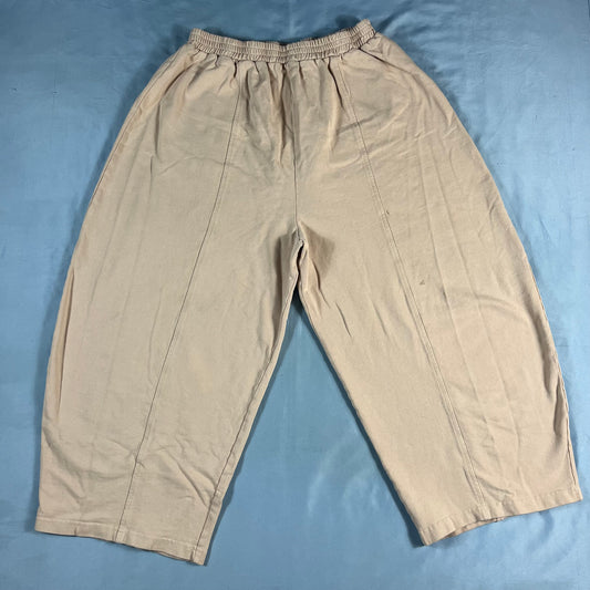 archival Ilana Kohn "Bento" linen waffle barrel sweats - L/XL