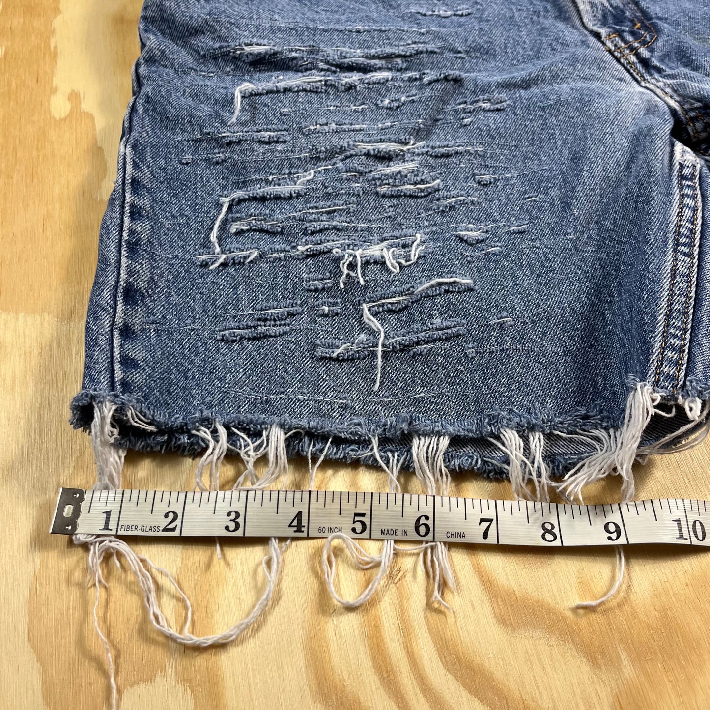 reworked Levi's 505 custom cutoff jorts - 1X/2X
