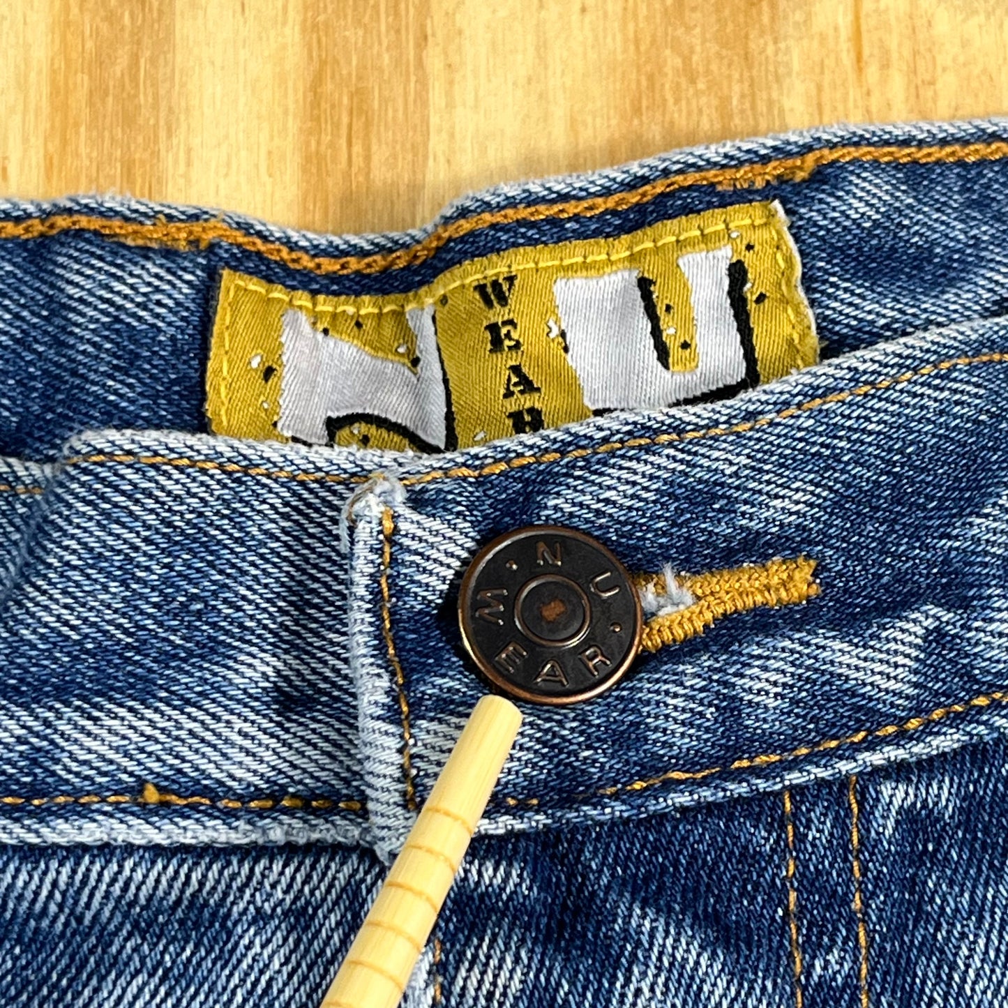 reworked NU Wear cutoff jorts - L/XL