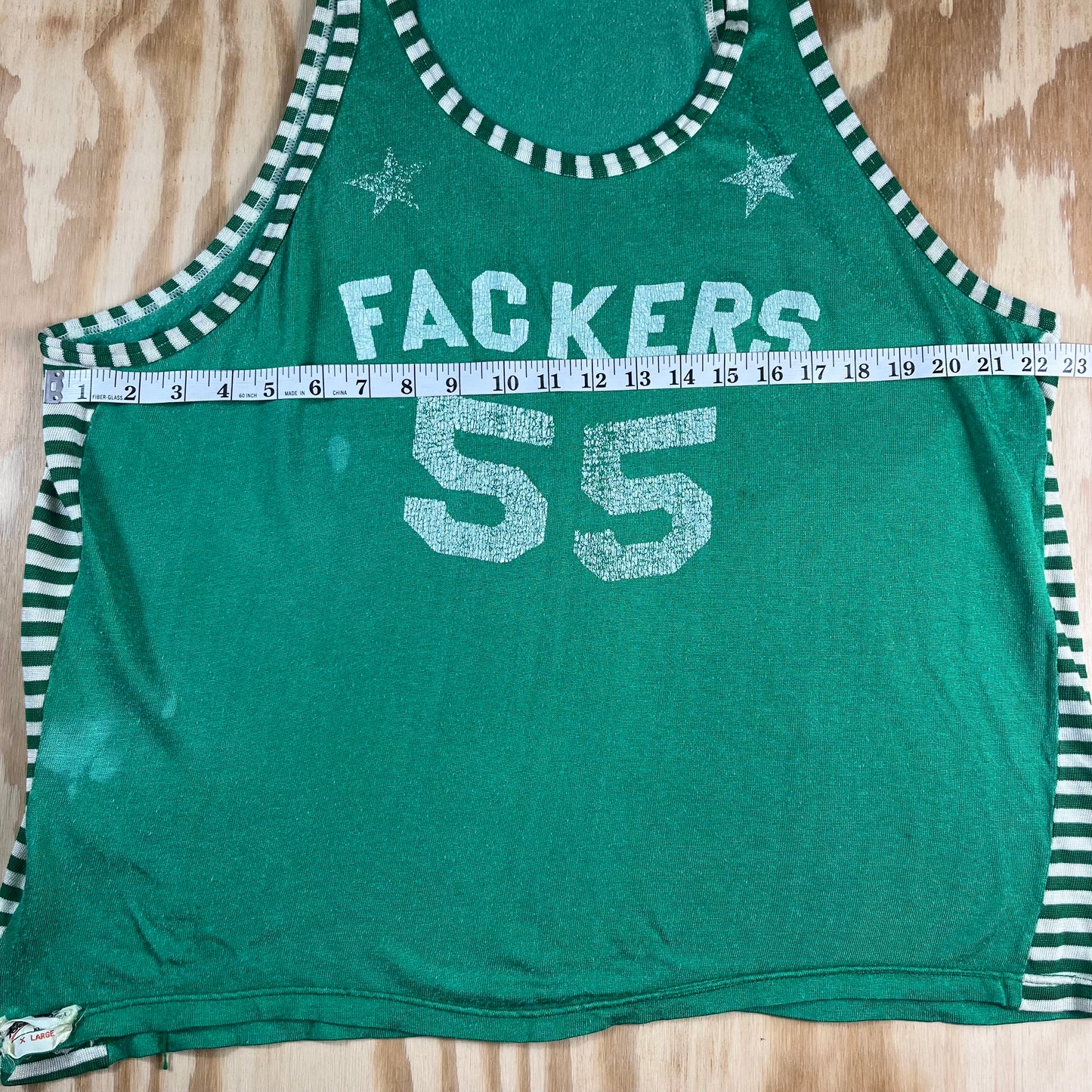 70s VTG Felco Fackers Huss 55 jersey tank - XL/XXL