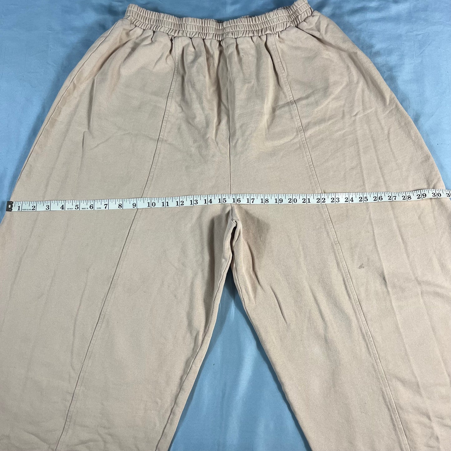 archival Ilana Kohn "Bento" linen waffle barrel sweats - L/XL