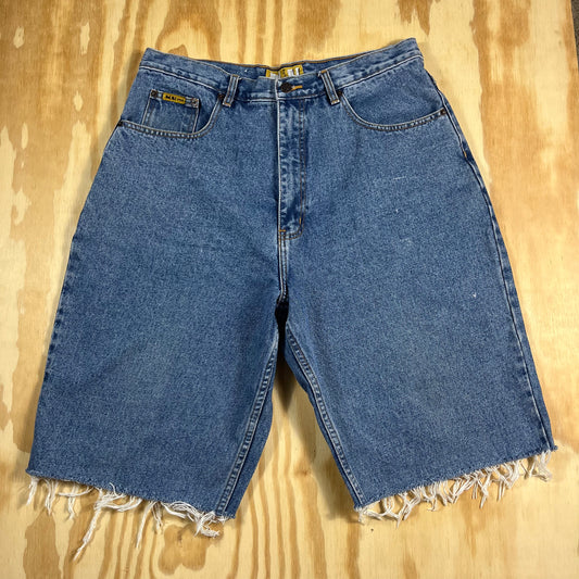 reworked NU Wear cutoff jorts - L/XL