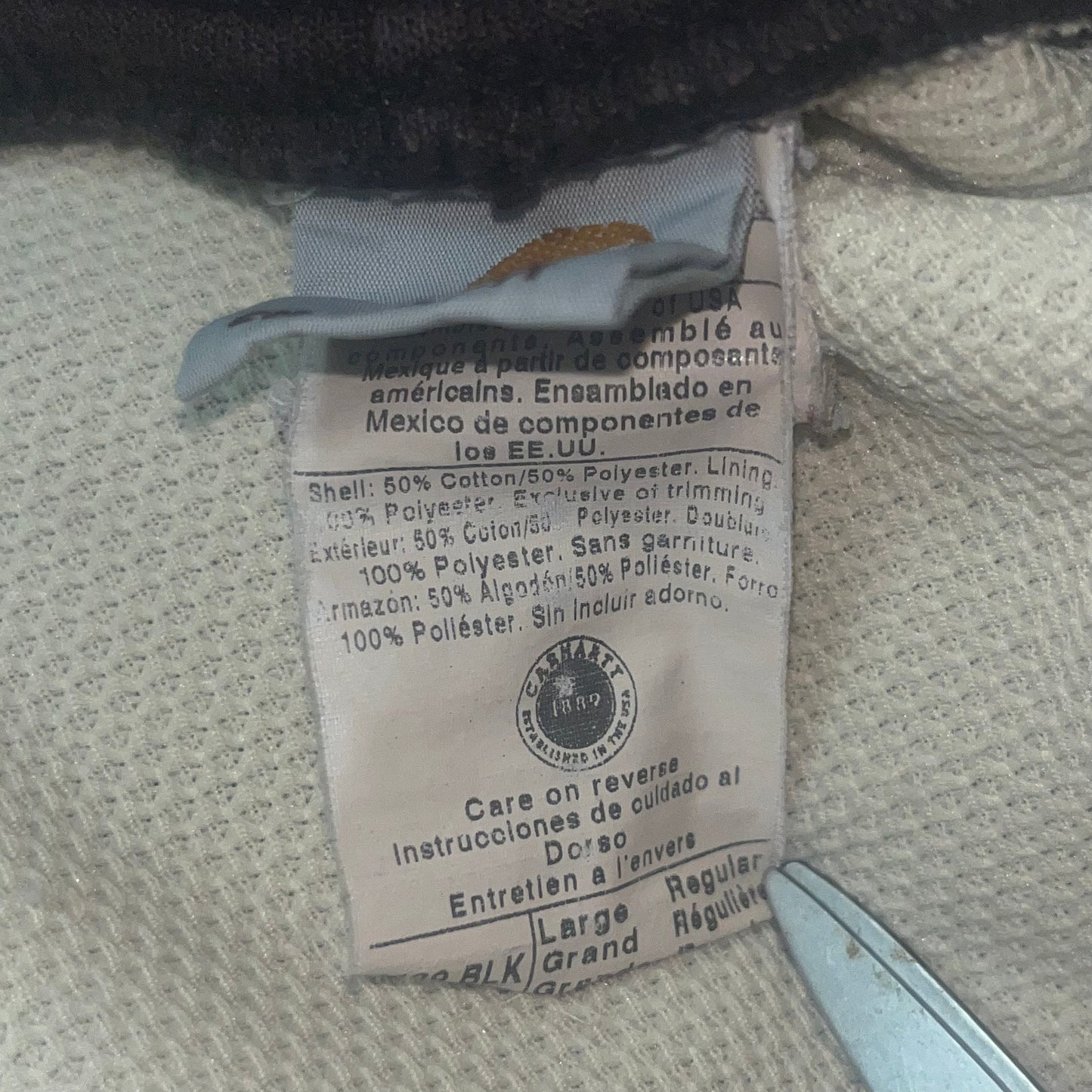 Y2K VTG Carhartt full zip hoodie - L/XL