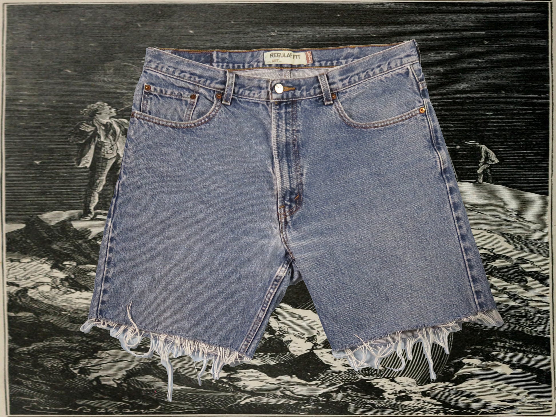 Vintage Levis Levi Ripped Jean Shorts Mens Levi's Boy's 511